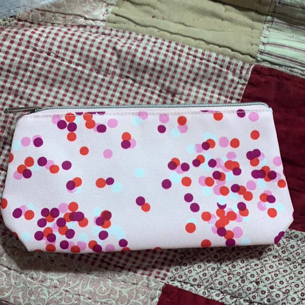 4 for $20 Clinique polka dot makeup bag